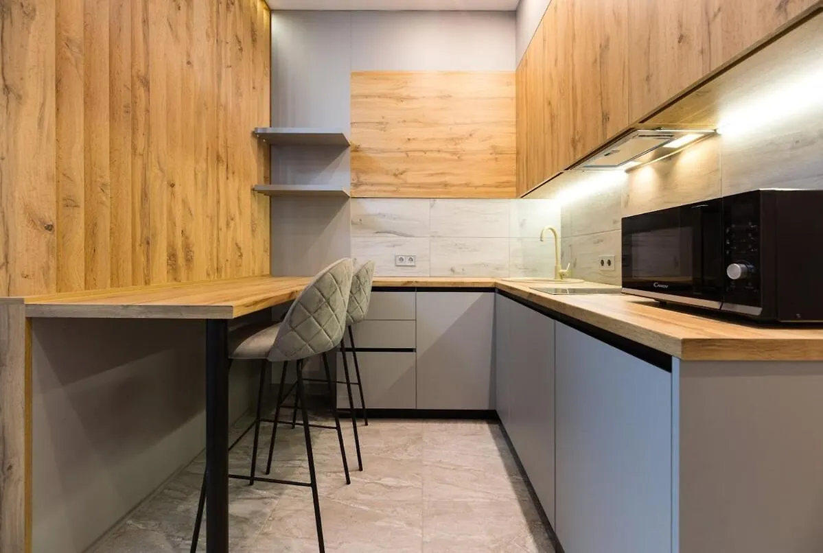 Stylish Studio Near Okhmatdyt Kijów Ukraina
